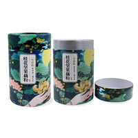 Boîte kraft de luxe écologique, 10 pièces, boîtes rondes en papier pour café et thé, de qualité alimentaire, emballage cadeau en chine