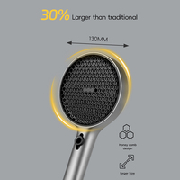 Ensemble de douche de luxe haute pression 2 modes avec douchette à main 3 réglages pour hôtels et salles de bain