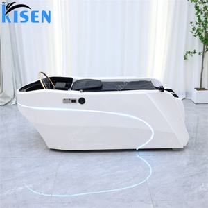 Table de massage et de soin capillaire Kisen pour personnes corpulentes, sans accoudoirs, idéale pour les hommes corpulents, pour salons de luxe - Product Image 1