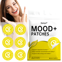 Patchs Transdermiques Végans pour le Soutien de l'Humeur avec Logo OEM, à base de Mucuna Pruriens, 5-HTP, Champignon Crinière de Lion et Rhodiola