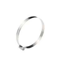 Collier de serrage en acier inoxydable 304, type américain, semi-acier, à vis croisée, diamètre intérieur max. 12 mm, système métrique