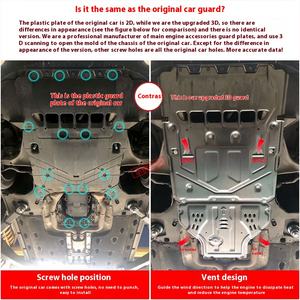 แผ่นฐานหุ้มเกราะมอเตอร์ Aion Y ดัดแปลงจากโรงงานเดิมสำหรับ yplus แขนควบคุมด้านหน้าแบตเตอรี่ล่าง - Product Image 5