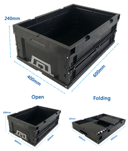 Fabricant de boîtes en plastique pliables empilables, durables, légères, recyclables, boîtes de rangement, bacs, tailles standard et personnalisées - Product Image 3