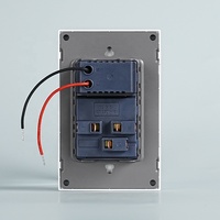Prise de courant thaïlandaise polyvalente de type 250 15A 118 V avec PC durable et couvercle en verre et ports USB 5V/2100mA Type A + C pour les cuisines à domicile
