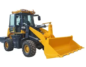 รถตักดินแบบมีล้อเล็กกะทัดรัด4wd,รถตัก Backhoe รับน้ำหนักได้รับการรับรอง CE