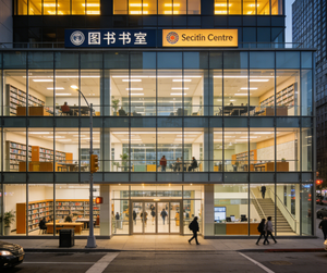 Diseño de Lujo con Muro Cortina de Vidrio, Estructura de Acero, Construcción Comercial, Biblioteca, Librería, Concesionario de Autos, Museo, Cafetería - Product Image 4