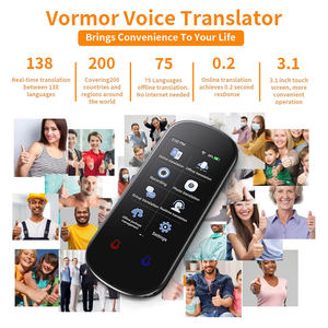 Traducteur vocal IA instantané portable avec écran tactile de 3,1 pouces, traduction <span class=keywords><strong>en</strong></span> temps réel et fonction d'enregistrement pour les voyages, l'apprentissage et les réunions - Product Image 4