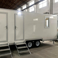 Maisons conteneur préfabriquées de luxe et remorques de bureau portables à vendre Bureau de remorque d'événement mobile
