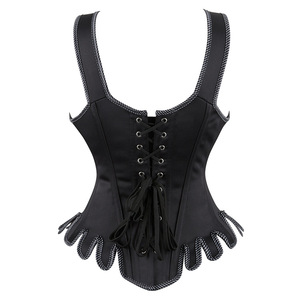 King Mcgreen Star Vintage Gilet U Col <span class=keywords><strong>Court</strong></span> Corset Sexy Taille Wrap <span class=keywords><strong>Bustier</strong></span> <span class=keywords><strong>Top</strong></span> Femmes Solide <span class=keywords><strong>Court</strong></span> Formateur Corset <span class=keywords><strong>Top</strong></span> - Product Image 6