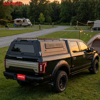 Capot rigide en alliage d'aluminium pour pick-up avec portes latérales solides et rails de toit pour Chevrolet Colorado