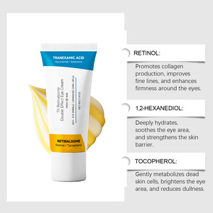 Crema para el cuidado de los ojos con retinol, hidratante, para piel delicada y elástica, cuidado de los ojos, refrescante y fácil de absorber, crema rejuvenecedora para los ojos - Product Image 4