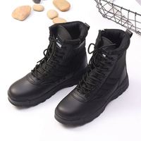 Nouvelles bottes tactiques de désert en cuir à tige haute, très vendues, bottes de combat, grande taille 47 48