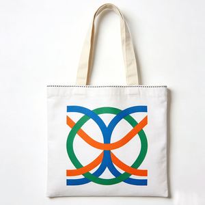 Logo Fashion Canvas <b>Tote</b> <b>Bag</b> for Women with Zipper Closure Polyester Lining Customized <b>Printing</b> All Seasons Shoulder <b>Bag</b> - Product Image 1