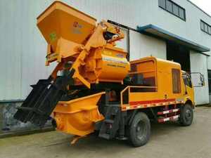 Camión Mezclador de Concreto de Doble Eje HBT con Brazos Hidráulicos Inteligentes de 50kW de Doble Potencia para Nuevas Construcciones y Bombeo Comercial de Concreto - Product Image 4