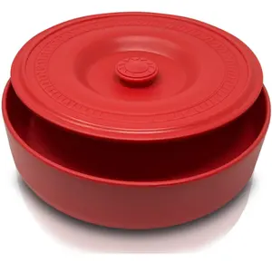 Food Grade plastic container custom pancake keeper with lids and tortilla warmer