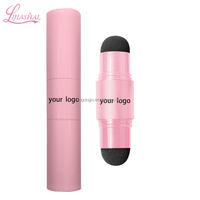 Kit de mise en forme de poudre de timbre à sourcils en tube rose à haute teneur en pigments OEM Kit de gel pour sourcils à ingrédient minéral