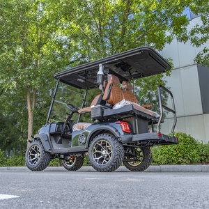 Carrito de Golf de 4 Plazas, Inclinación Máxima del 40%, Distancia al Suelo de 180 mm, Neumáticos Todoterreno de 14 Pulgadas para Uso en Senderos de Montaña, Servicio Personalizado OEM ODM - Product Image 2