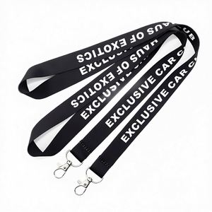 Wholesale Personalized Low MOQ Custom Sublimation Polyester Exclusive <b>Car</b> Club Keychain Lanyard - Product Image 1