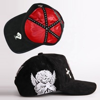 Gorra de Béisbol de Gamuza al por Mayor de Fábrica de Alta Calidad con Bordado 3D, Forro de Satén y Visera Curva para Hombre