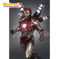 Sculpture personnalisée de Iron Man MK85 grandeur nature, statue de Iron Man MK85 pour la décoration