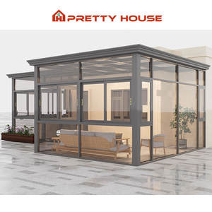 Per tutta la stagione casa di vetro Solarium portico chiuso veranda giardino d'inverno 12x20 giardino d'inverno - Product Image 6
