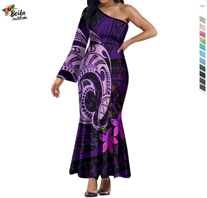 <span class=keywords><strong>Abito</strong></span> da donna elegante da donna a coda di pesce con temperamento polinesiano personalizzato Samoa - Product Image 1
