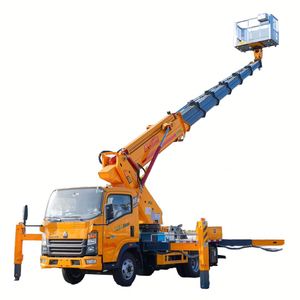 Camión de Trabajo Aéreo Howo 28M con Pluma Telescópica Hidráulica, Diésel, Transmisión Manual/Automática, Nuevo, con Cesta, en Venta - Product Image 1