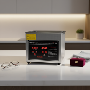 Limpiador ultrasónico digital Vevor de 3L de acero inoxidable con temporizador para limpieza de joyas, gafas y artículos del hogar - Product Image 2