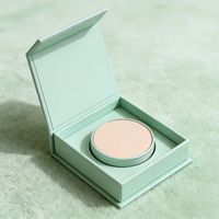 Boîte cosmétique de luxe personnalisée avec logo en feuille d'or - Boîte cadeau en papier à fermeture magnétique, pour emballage de brillant à lèvres et de soins de la peau