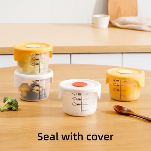Venta Directa de Fábrica, Tazón de Alimentos Complementarios para Niños, Lonchera Segura para Niños, Mini Tazón de Alimentos para Bebés - Product Image 4