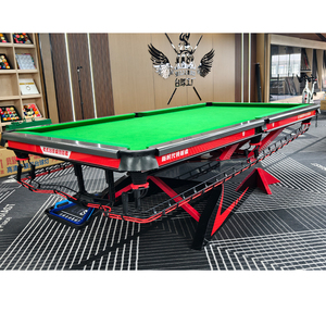 Stellarway nhà máy trực tiếp Chất lượng cao 9FT đen Slate Top kim loại bảng hồ bơi 8 bóng bán bida bảng thép tấm bảng hồ bơi - Product Image 3