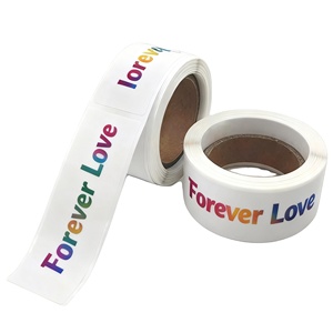 120 Pezzi per Rotolo, Adesivi 'Grazie' Rettangolari Impermeabili e Colorati per Cornici, Artigianato, Candele e Confezioni Regalo - Product Image 1