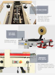 Machine d'emballage réglable pour cartons supérieurs et inférieurs, machines de conditionnement - Product Image 4