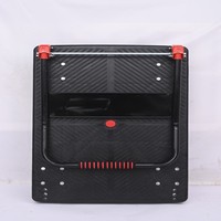 Carretilla de Plataforma Metálica con 4 Plásticos, para Transporte de Carga en Almacenes Industriales, Personalización OEM, Recubrimiento en Polvo, Capacidad de 500 kg