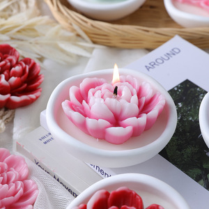 Elegant 3D Flower Butterfly Gypsum Cup Aroma <b>Candle</b> Handmade Soy Wax Household Decor Souvenir <b>Gift</b> - Product Image 1