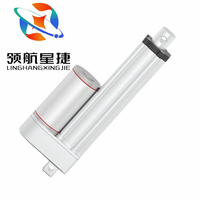 Aktuator Linear Listrik DC 12V Kecil untuk Pembuka Bagasi Mobil, Penyesuaian Kursi, Ringkas, Kecepatan Tinggi, Tahan Air IP65/66, Kipas Otomotif