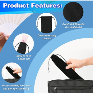 Large Wholesale Custom Logo Black Flannel Velvet Pouch Gift <b>Drawstring</b> Bag Packaging Velvet Jewelry Pouch Bag - Product Image 5