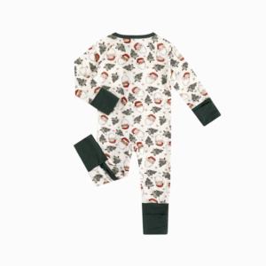 Miozing en Stock, Ropa para Bebés Recién Nacidos, Mono de Bambú Elástico en 4 Direcciones con Cierre Bidireccional, Pijama de Bambú para Bebés de 0 a 3 <span class=keywords><strong>Meses</strong></span>, Venta al Por Mayor - Product Image 2