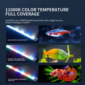 Yee 6Mm Ultradunne Full Spectrum Aquarium Verlichting Aquarium Aquarium Led Licht Waterdichte Rif Lichten - Product Image 4