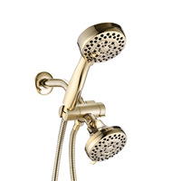 Ensemble de douche à main multifonctionnel en plastique, moderne et très demandé, avec pommeau de douche pluie de 4 pouces, accessoires de robinetterie de salle de bain