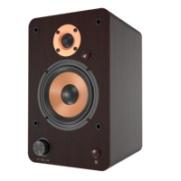 Moniteurs pour le son de studio professionnel-Paire de haut-parleurs de studio noirs pour la production musicale et le mixage audio de studio