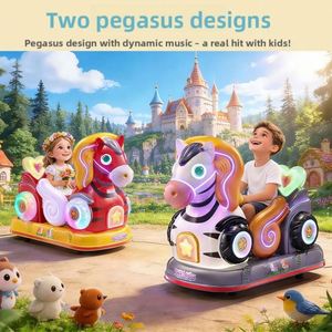 2026 New Model Children's Coin-Operated Electric <b>Swing</b> Machine Dudu Flying Horse MP5 HD LCD Screen 3D Interactive - Product Image 3