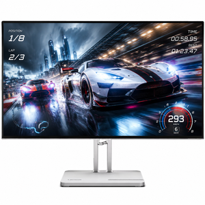 Nouvel écran d'ordinateur 23,8 pouces FHD 144Hz IPS WLED, 99% SRGB, protection des yeux, écran de jeu avec haut-parleurs intégrés, garantie 1 an - Product Image 1