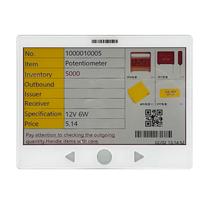 Pantalla Portátil de Tinta Electrónica de 7.5 Pulgadas, 4 Colores, Sistema de Etiquetado Pick-to-Light (Ptl), <span class=keywords><strong>Material</strong></span> Magnético ABS <span class=keywords><strong>para</strong></span> Almacén con Uso en Exteriores - Product Image 1