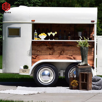 Chariot de vente ambulante pas cher pour hot-dogs, remorque alimentaire vintage, remorque de cheval, camion de restauration rapide, camion de tacos, camion de crème glacée, remorque de concession