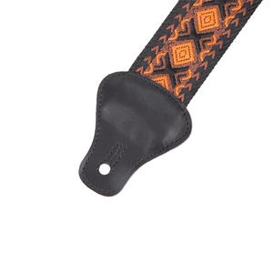 Guitare Folk Électro-acoustique, Basse, Ukulélé, Embout en Cuir avec Plaque de Protection, Accessoires de Guitare, Sangle d'épaule Inclinée Réglable - Product Image 2