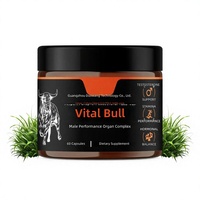 Amazon Bestseller VITAL BULL Kapsul Hati Sapi untuk Dewasa-60 Kapsul Meningkatkan Kepadatan Tulang Dukungan OEM Pabrik Langsung