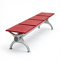 KEDE Prix d'usine de gros de haute qualité PU sièges publics hôpital d'aéroport salle de clinique 3 places chaise d'attente/banc de réception