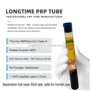 <span class=keywords><strong>Tube</strong></span> de préparation PRP 10 ml avec gel ACD pour usage clinique - Product Image 5