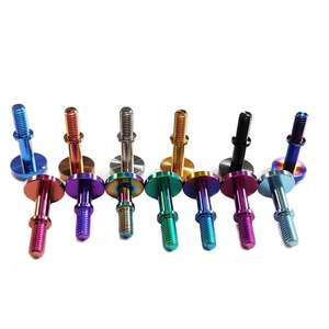 Болты с шестигранной головкой из титанового сплава M8, класс 10, с полированной отделкой для модификации тормозных дисков мотоциклов и велосипедов - Product Image 3